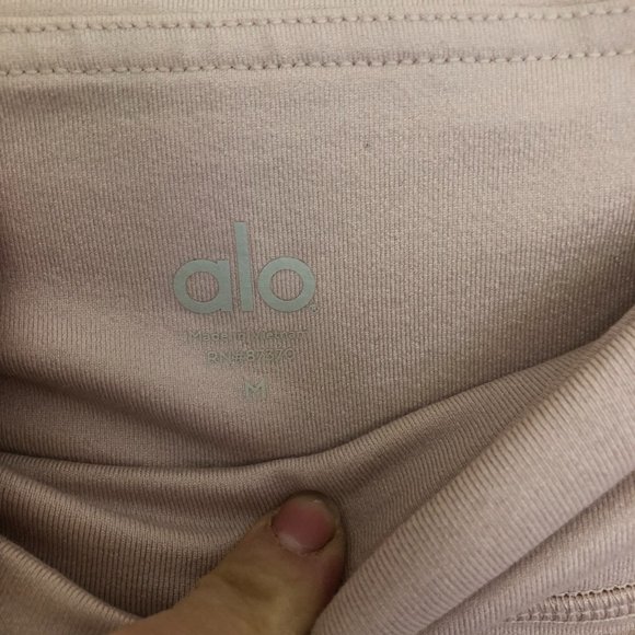 Alo Yoga Range Mesh Capri Legging Pink & Orange M - Picture 8 of 12